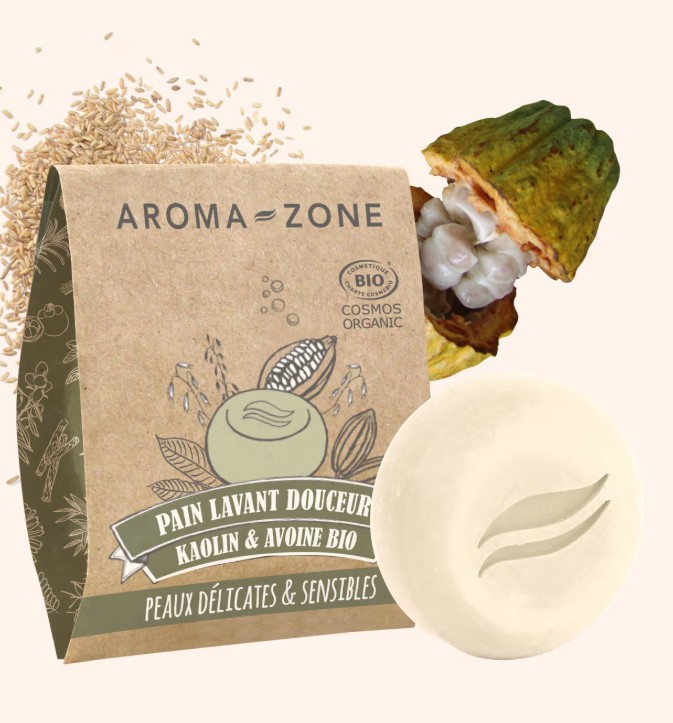 Почистващо мляко за лице с овес и каолин 50 гр. Aroma-zone 1 Почистващо мляко за лице с овес и каолин